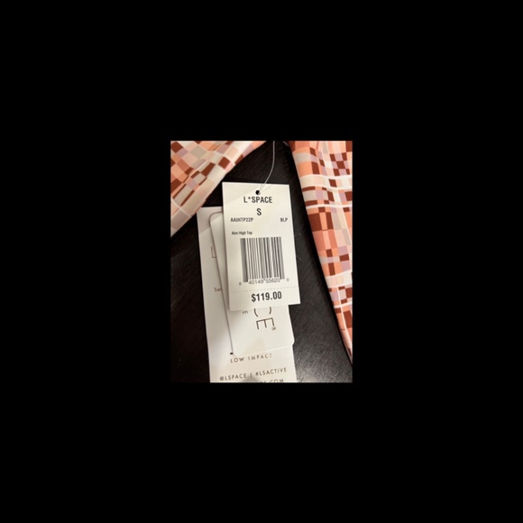 L*Space 3pc Set Aim High Top/Do The Twist Bra/Hot To Trot Legging Block Party S - Picture 6 of 16